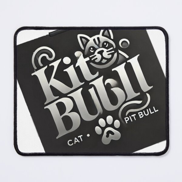 Artikelvorschau, Kitbull, Katze, Hund, Pitbull, Tier, Pixar, Cartoon entworfen und verkauft von B-M-Store.