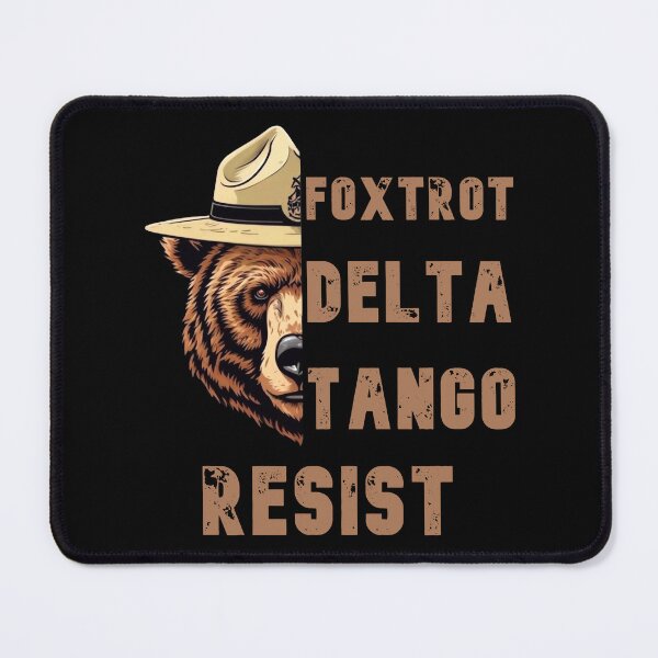 Item preview, Foxtrot Delta Tango Resist designed and sold by FreshArtFusion.