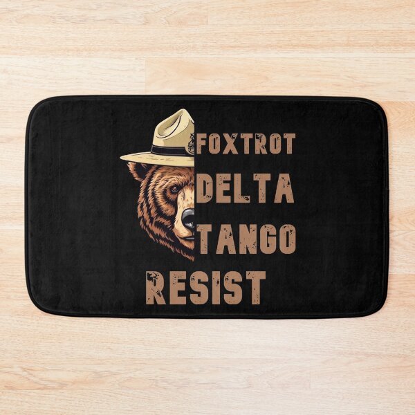 Item preview, Foxtrot Delta Tango Resist designed and sold by FreshArtFusion.