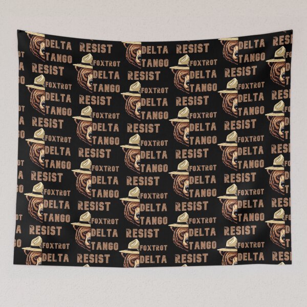 Item preview, Foxtrot Delta Tango Resist designed and sold by FreshArtFusion.