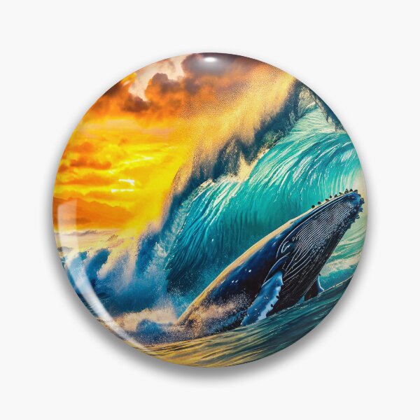 Artikelvorschau, Buckelwal spielt im Surf-Design von Rich AMeN Gill entworfen und verkauft von RichAMeNGill.