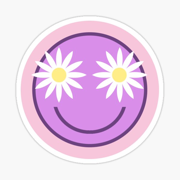 Item preview, Preppy Flower Smile - Purple designed and sold by SoulPanda.