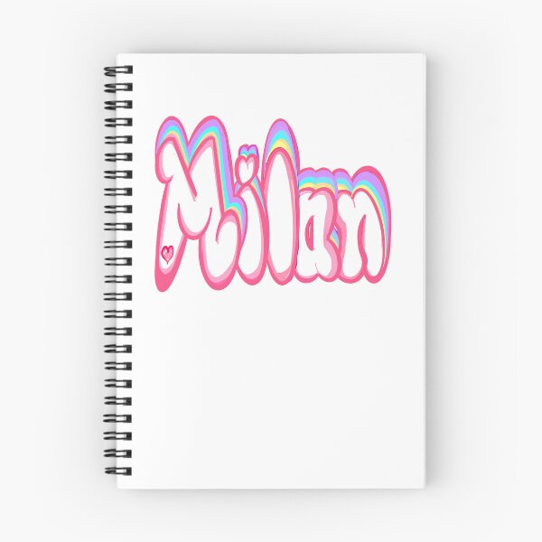 Item preview, Milan popular girls first name in white and pastels . Personalized personalised customised name Milan designed and sold by Artonmytee.