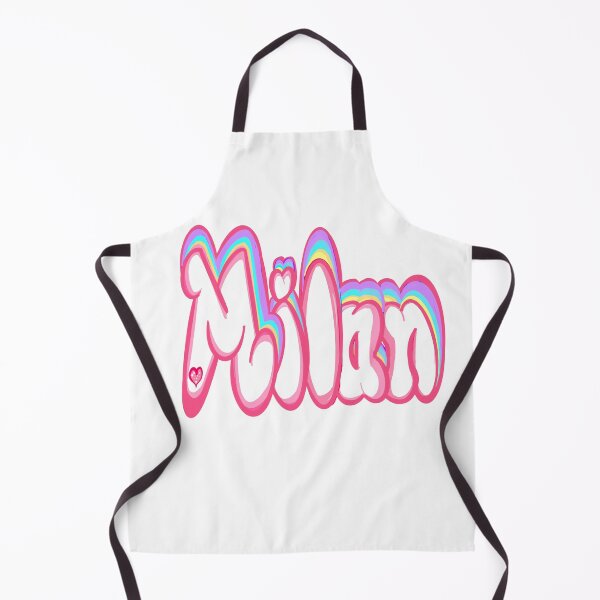 Item preview, Milan popular girls first name in white and pastels . Personalized personalised customised name Milan designed and sold by Artonmytee.