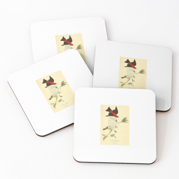 Item preview, Copy of Bird Divination: Scarlet Tanager (almanacofbirds.org) designed and sold by mariapopova.