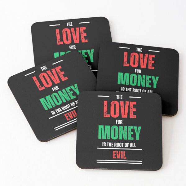 Item preview, The Love for Money is the Root of All Evil  designed and sold by bibletimeline66.