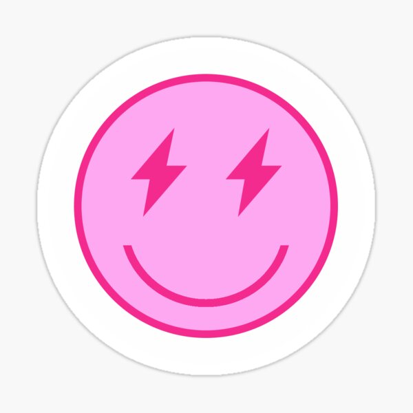 Item preview, Preppy Lightening Smile - Pink designed and sold by SoulPanda.