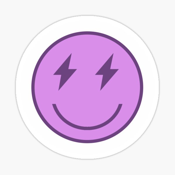 Item preview, Preppy Lightening Smile - Purple designed and sold by SoulPanda.