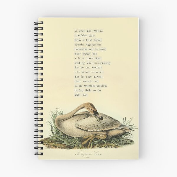 Item preview, Bird Divination: Trumpeter Swan (almanacofbirds.org) designed and sold by mariapopova.