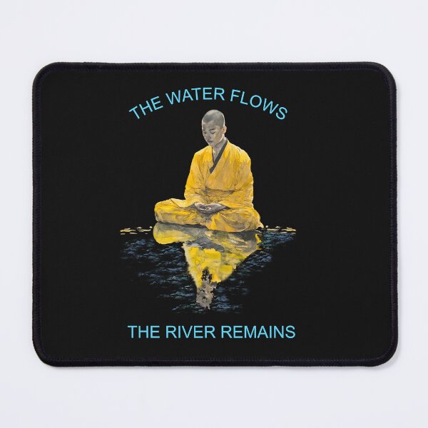 Item preview, SHAOLIN MONK WISDOM - THE RIVER REMAINS, BUDDHIST WATERCOLOR designed and sold by Danicus666.