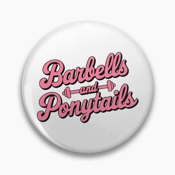 Item preview, Barbells And Ponytails! designed and sold by PMCreative.