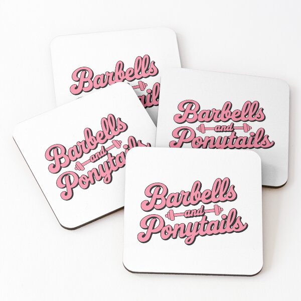 Item preview, Barbells And Ponytails! designed and sold by PMCreative.