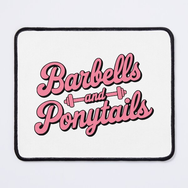 Item preview, Barbells And Ponytails! designed and sold by PMCreative.