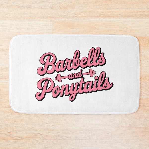 Item preview, Barbells And Ponytails! designed and sold by PMCreative.