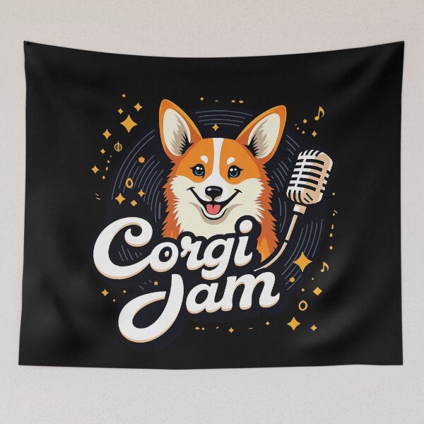 Item preview, Corgi Jam designed and sold by zoughlal.
