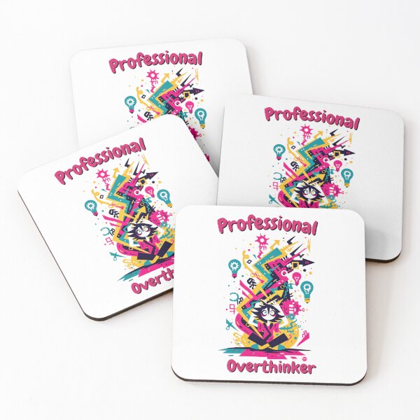 Item preview, Professional Overthinker – Anxiety & Overthinking Humor designed and sold by SADStyleDesigns.