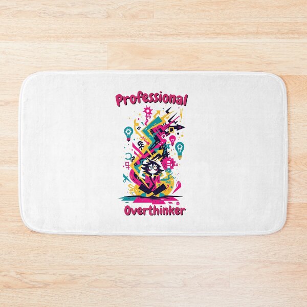 Item preview, Professional Overthinker – Anxiety & Overthinking Humor designed and sold by SADStyleDesigns.