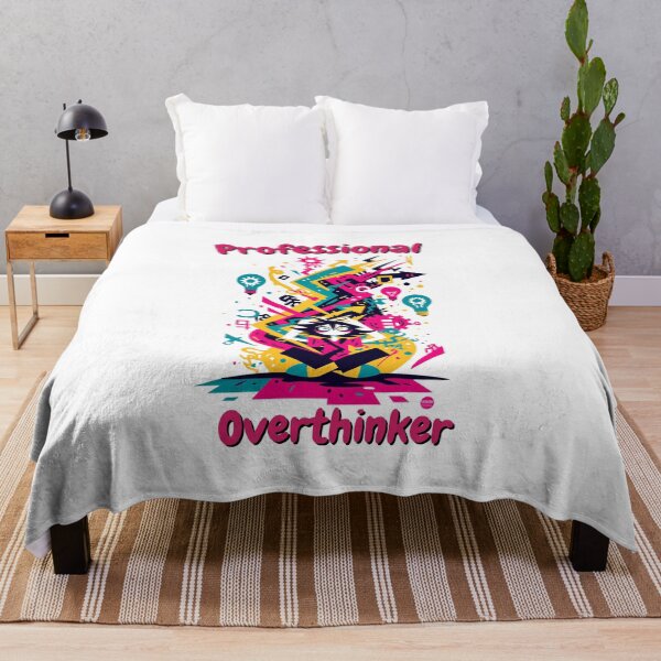Item preview, Professional Overthinker – Anxiety & Overthinking Humor designed and sold by SADStyleDesigns.