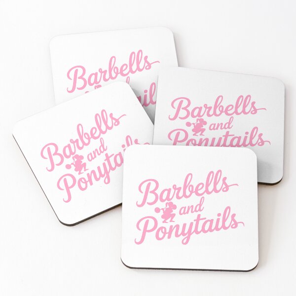 Item preview, Pink Barbells And Ponytails! designed and sold by PMCreative.