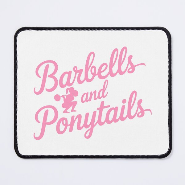 Item preview, Pink Barbells And Ponytails! designed and sold by PMCreative.