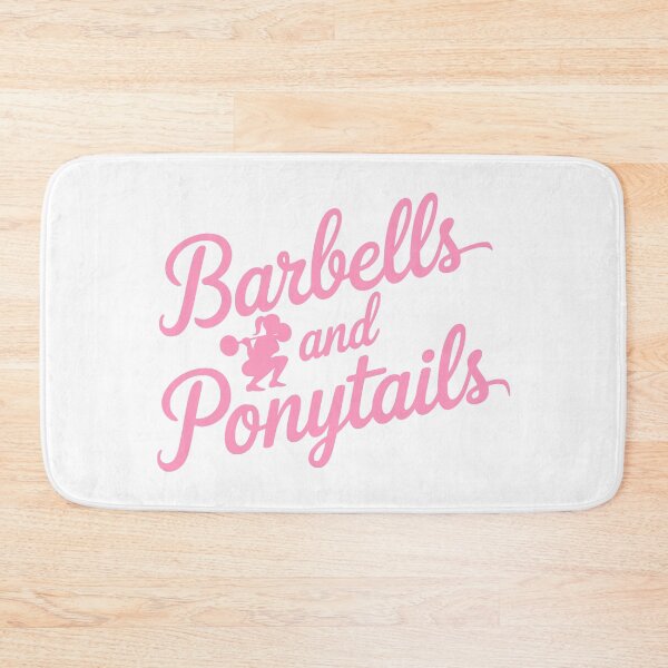 Item preview, Pink Barbells And Ponytails! designed and sold by PMCreative.