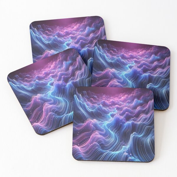 Item preview, Serenity in Shadow: The mesmerizing mystic indigo Waves designed and sold by annenambiro.