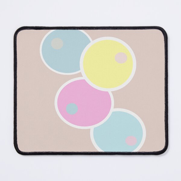 Item preview, Four colorful circles against a pink background designed and sold by SoniArt258.