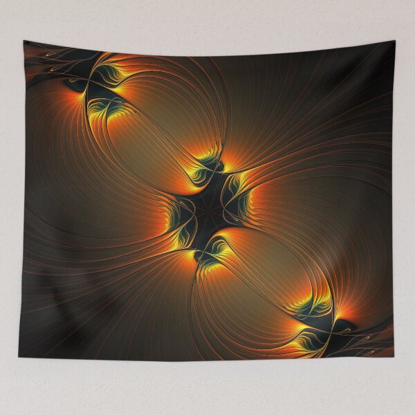 Item preview, Inferno's Embrace: The Symmetrical Dance of Flames designed and sold by bloorose.