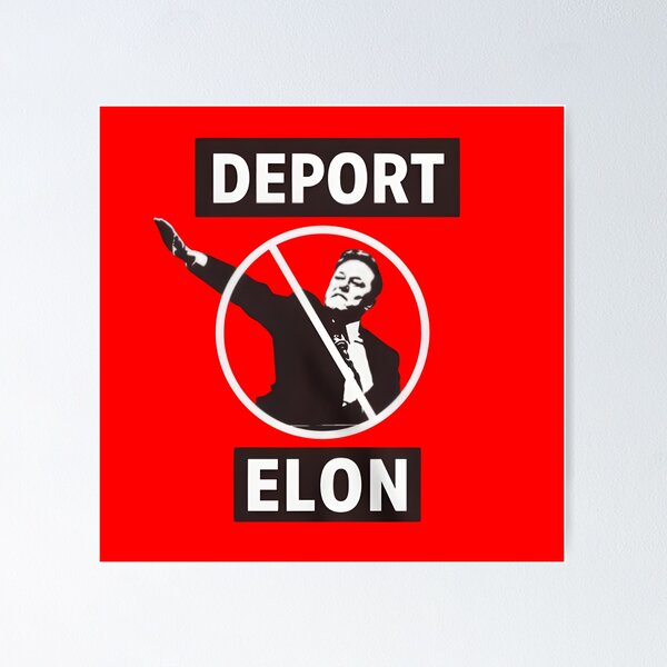 Item preview, Deport Elon - Anti Elon Musk Nazi designed and sold by The Graceful Goods.