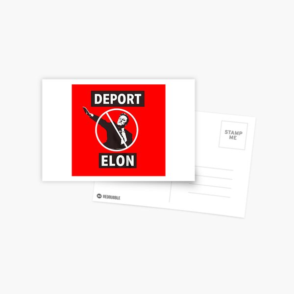 Artikel-Vorschau von Deportiere Elon - Anti-Elon-Musk-Nazi, designt und verkauft von The Graceful Goods.