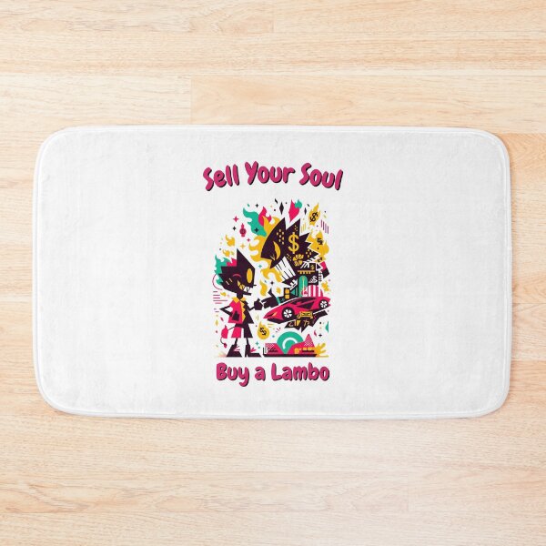 Item preview, Sell Your Soul, Buy a Lambo – Dark Humor & Capitalism Satire designed and sold by SADStyleDesigns.