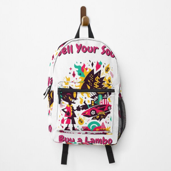 Item preview, Sell Your Soul, Buy a Lambo – Dark Humor & Capitalism Satire designed and sold by SADStyleDesigns.