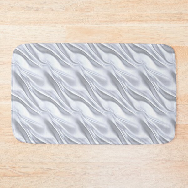 Item preview, Minimal Silver Metallic Waves Texture designed and sold by patternicco.