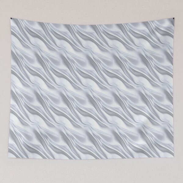 Item preview, Minimal Silver Metallic Waves Texture designed and sold by patternicco.