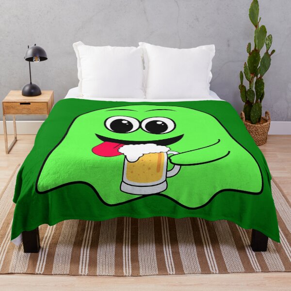 Item preview, St. Patrick's Day Alcoholic Beverage and Beer Ghost emoji designed and sold by mikistudio.
