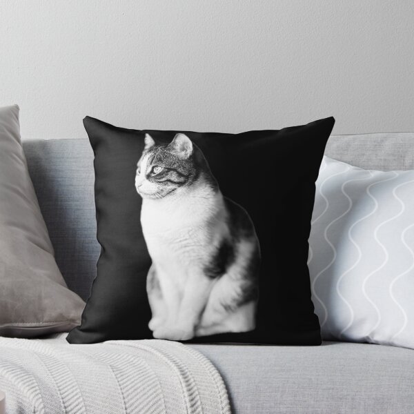Item preview, Feline Elegance in Monochrome designed and sold by graphicgrain.