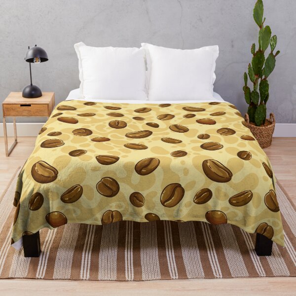 Item preview, Roasted Coffee Bean Dreams - Warm & Cozy Caffeine Lover Fabric Design designed and sold by Nouveaupattern.