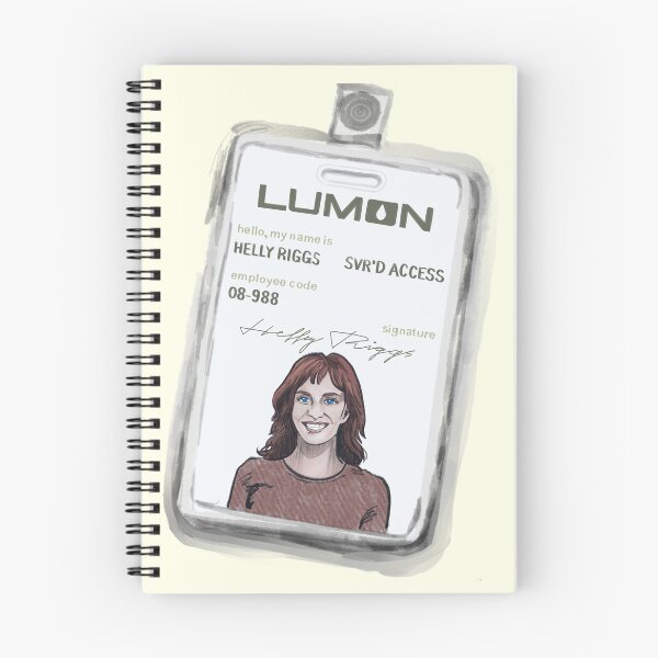 Item preview, Severance inspired Helly Riggs Lumon Employee Badge designed and sold by Chloë, Natalie, & Sam Buse.
