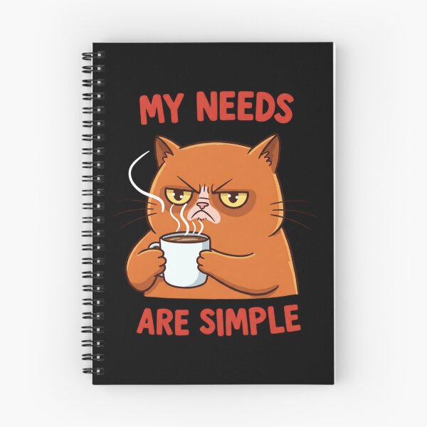 Item preview, My Needs Are Simple | Fun and Relatable Minimalist Graphic designed and sold by Tw1nsAIArt.