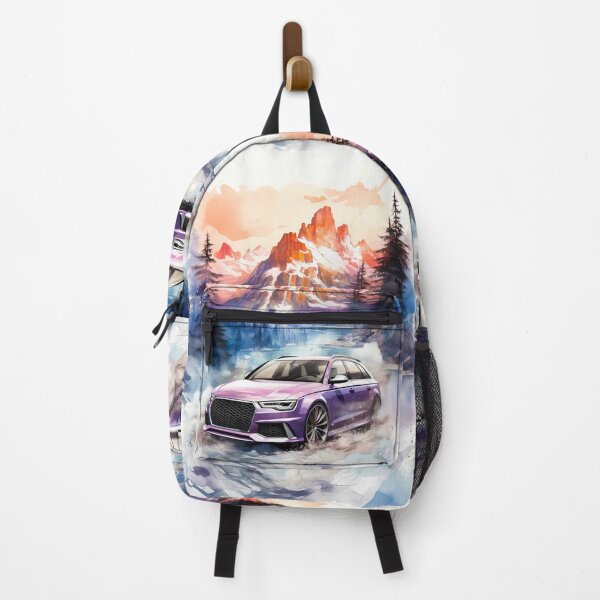 Item preview, Watercolor Style Sports Wagon Captured In Dreamy Mountain Landscape designed and sold by RevUpDesign.