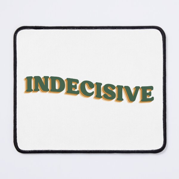 Item preview, Indecisive Bubble Letter Text Art designed and sold by RetroPine.