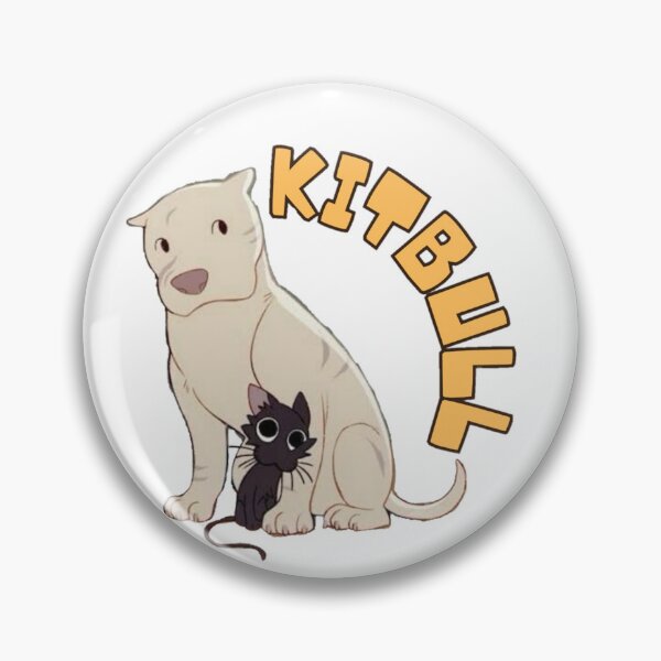 Item preview, Kitbull, cat, dog, Pitbull, animal, pixar, cartoon  designed and sold by B-M-Store.