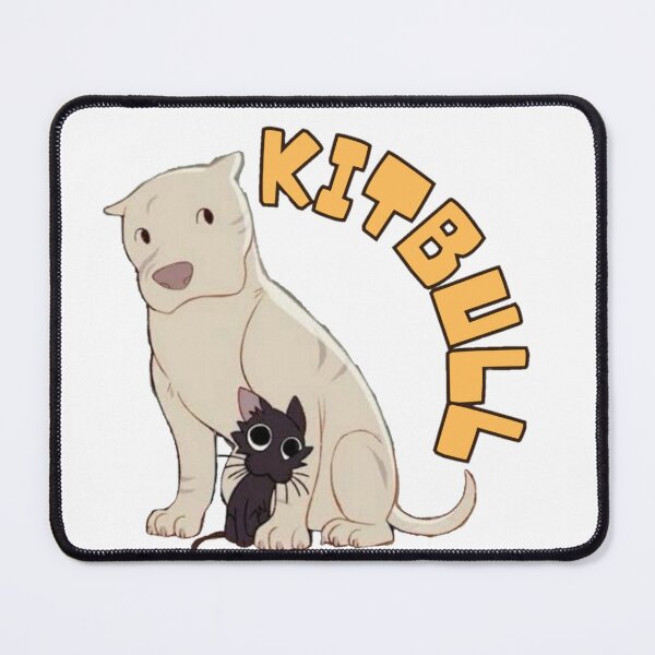 Artikelvorschau, Kitbull, Katze, Hund, Pitbull, Tier, Pixar, Cartoon entworfen und verkauft von B-M-Store.