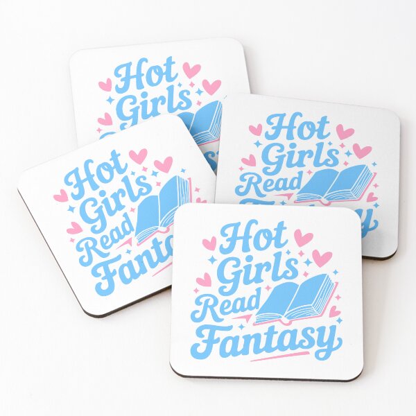 Item preview, Hot Girls Read Fantasy! Pink And Blue Girlie designed and sold by PMCreative.