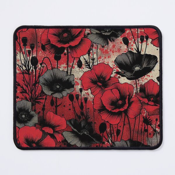 Item preview, Gothic Red Poppy Dark Floral Design designed and sold by zzz888.