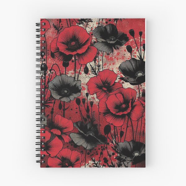Item preview, Gothic Red Poppy Dark Floral Design designed and sold by zzz888.