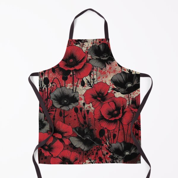 Item preview, Gothic Red Poppy Dark Floral Design designed and sold by zzz888.