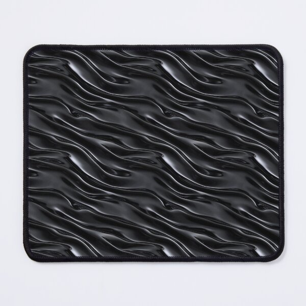 Item preview, Dark Chrome Metallic Wavy Pattern designed and sold by patternicco.