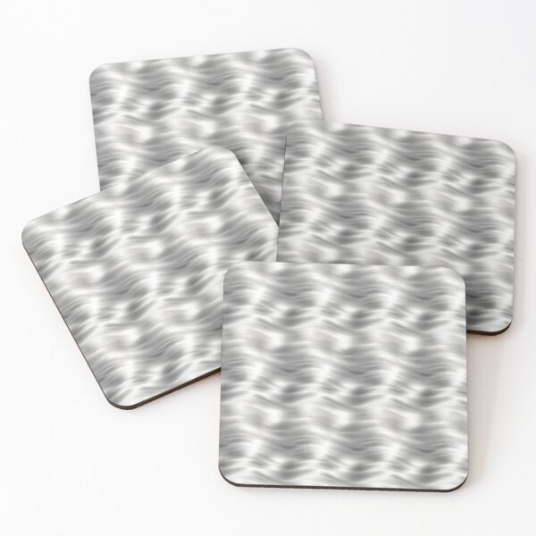 Item preview, Brushed Titanium Wavy Metallic Texture designed and sold by patternicco.