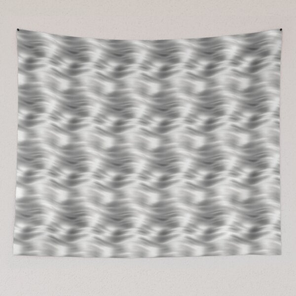 Item preview, Brushed Titanium Wavy Metallic Texture designed and sold by patternicco.
